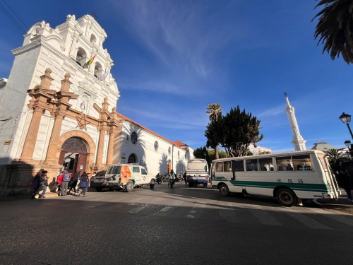 Sucre, la única ciudad en la que se cumple el paro nacional convocado por choferes